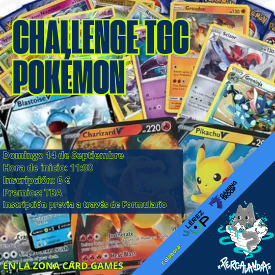 Cartel torneo Pokémon. Percalandia. Lérez Up 2025.