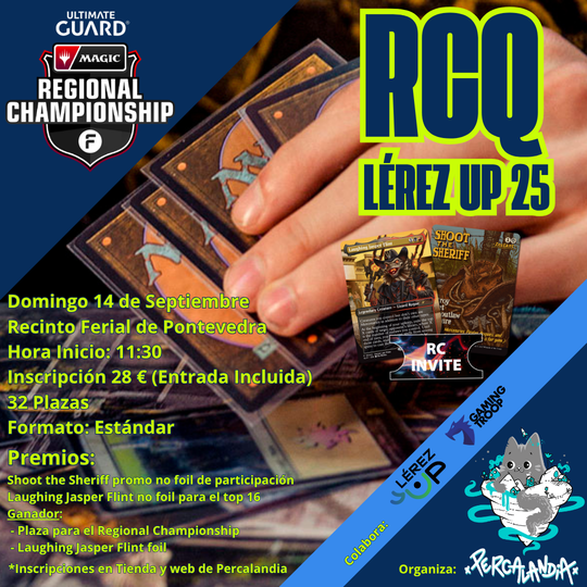 Cartel RCQ Magic. Percalandia. Lérez Up 2025.